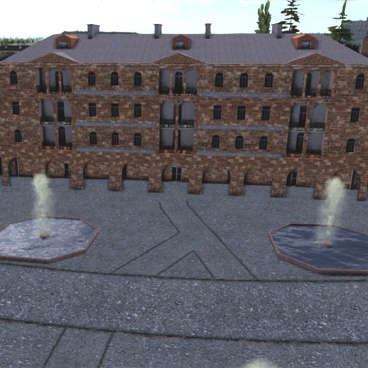 Corner stalinka for small towns