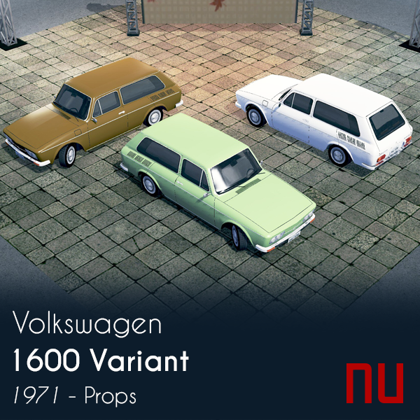 Volkswagen 1600 Variant 1971 (Props)