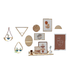boho style shelves