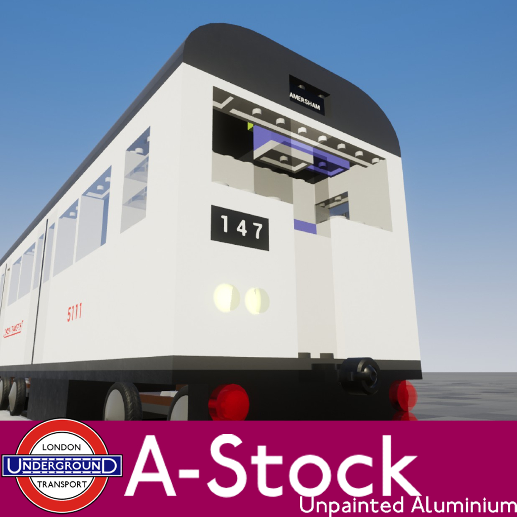 A Stock London Underground Unpainted Aluminium preview