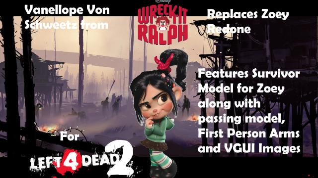 Vanellope Von Schweetz Replaces Zoey (Redone)