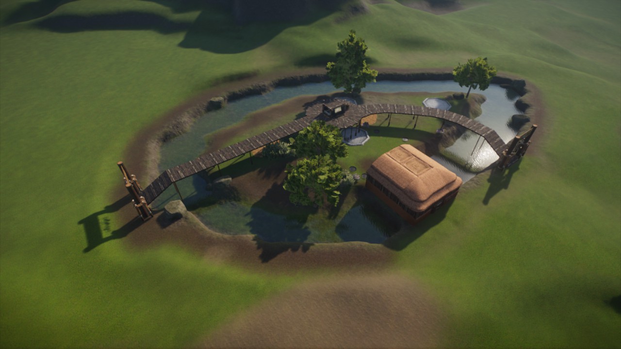 Flamingo habitat