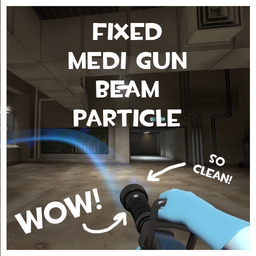 Fixed Mediguns' beams
