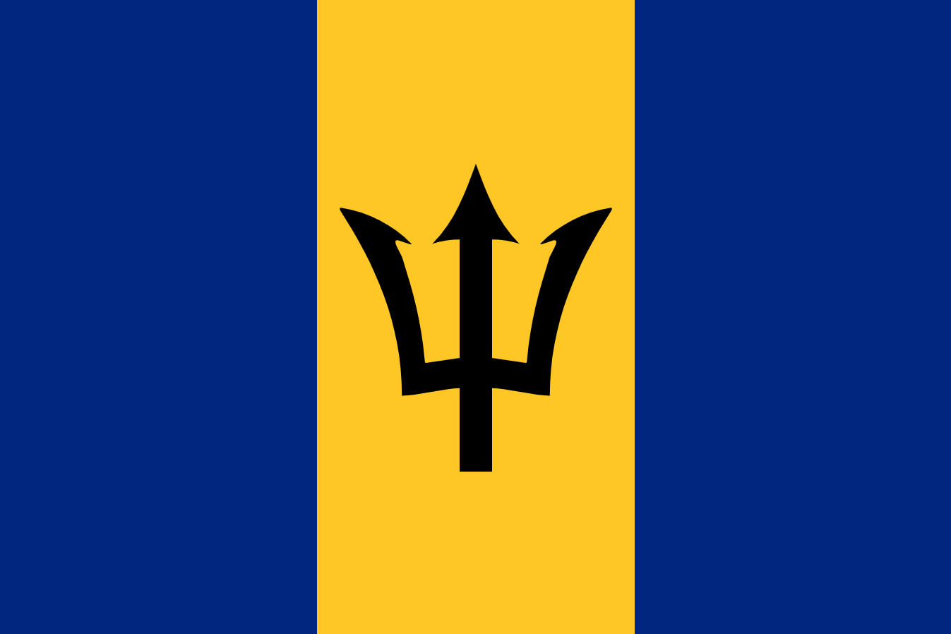 Flag of Barbados flag