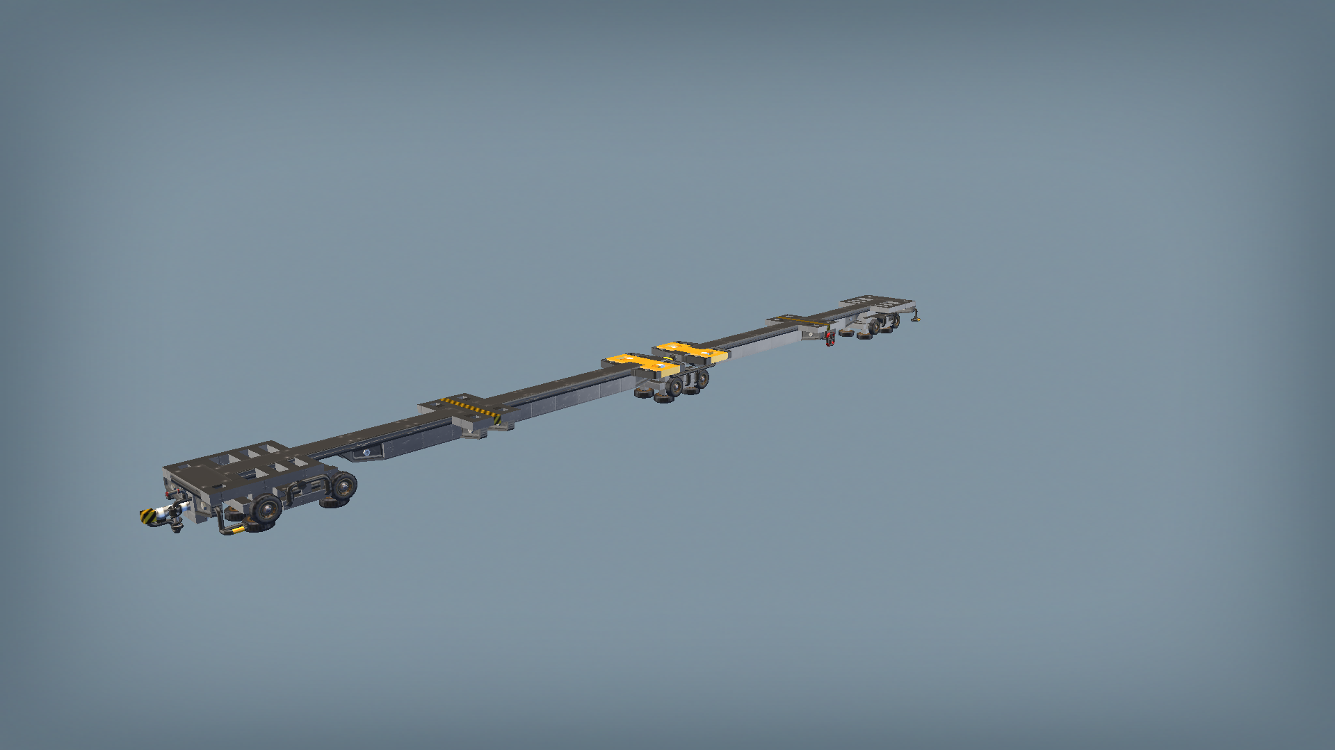 Multi-Unit Skeleton Container Car