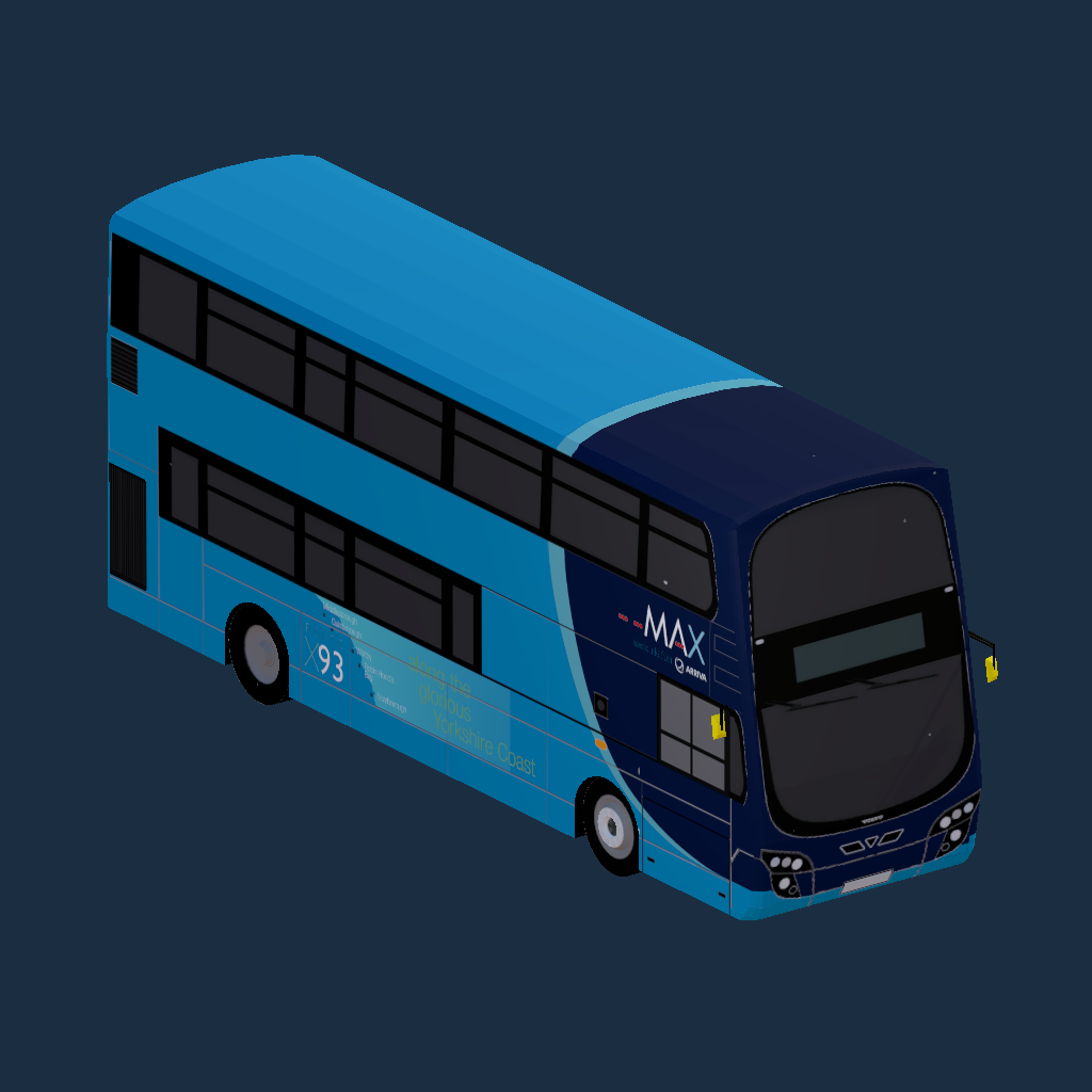 B9TL Wright G2 Arriva MAX X93