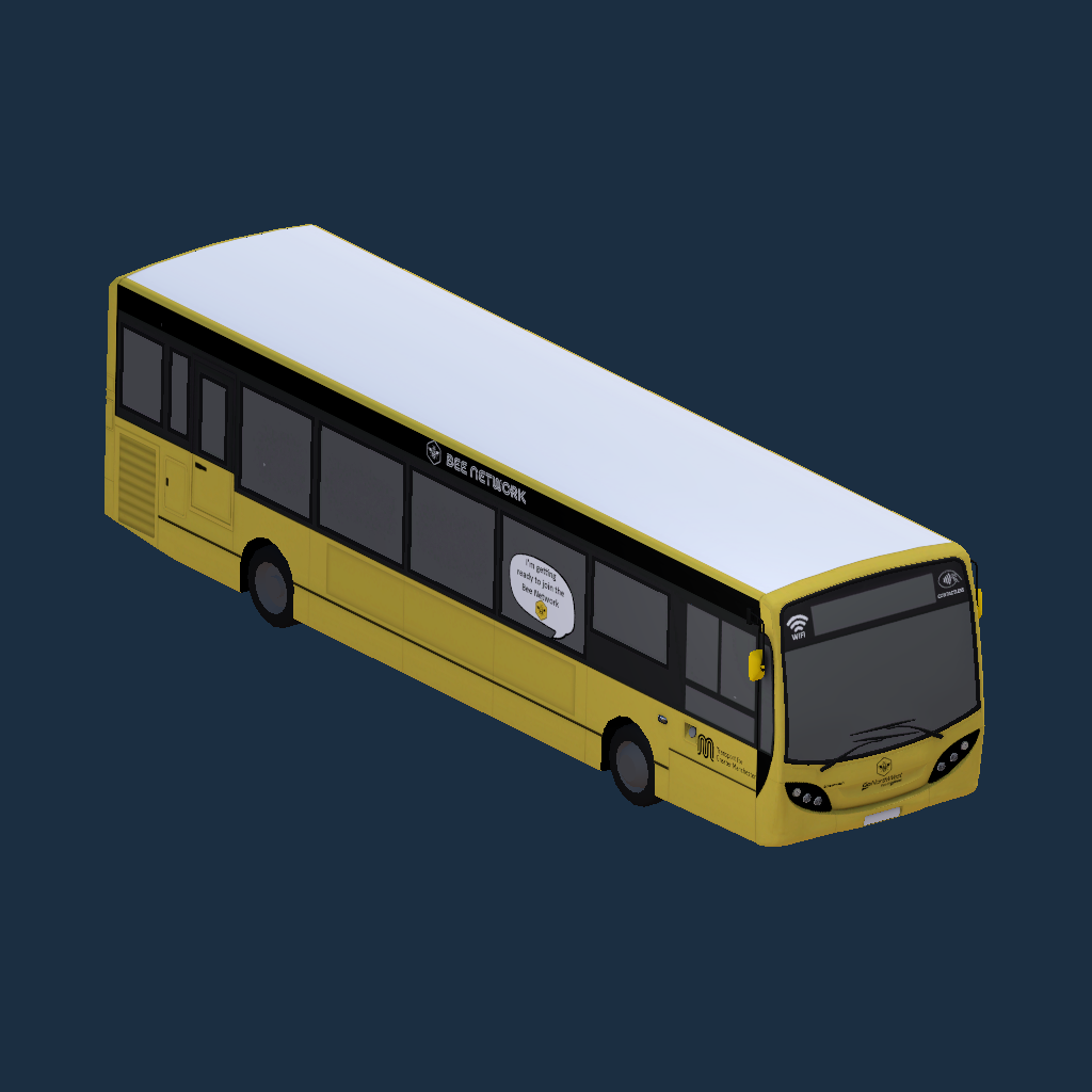 Go North West Enviro 200 Bee Network Livery