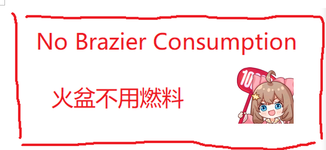 No Brazier Consumption