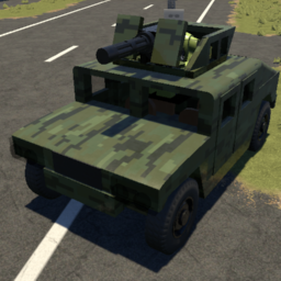 220 brick humvee manned M134 Minigun (pissgun) turret