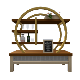 Modern Hoop Shelf- V4