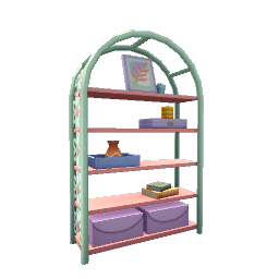 Retro Bookcase- V4