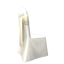 Draped Chair- White