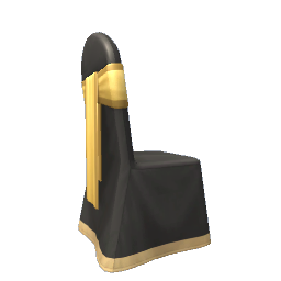 Draped Chair- Black
