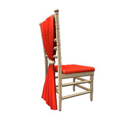 Jewelled Chair- Red