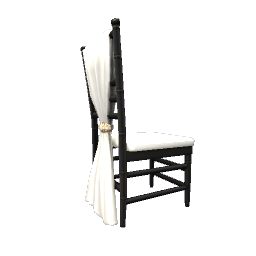 Jewelled Chair- Black and White