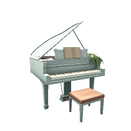 Romantic Grand Piano- Blue