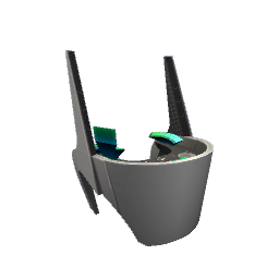 Futuristic DJ Booth- Grey