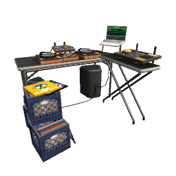 Turntables DJ Booth- V3