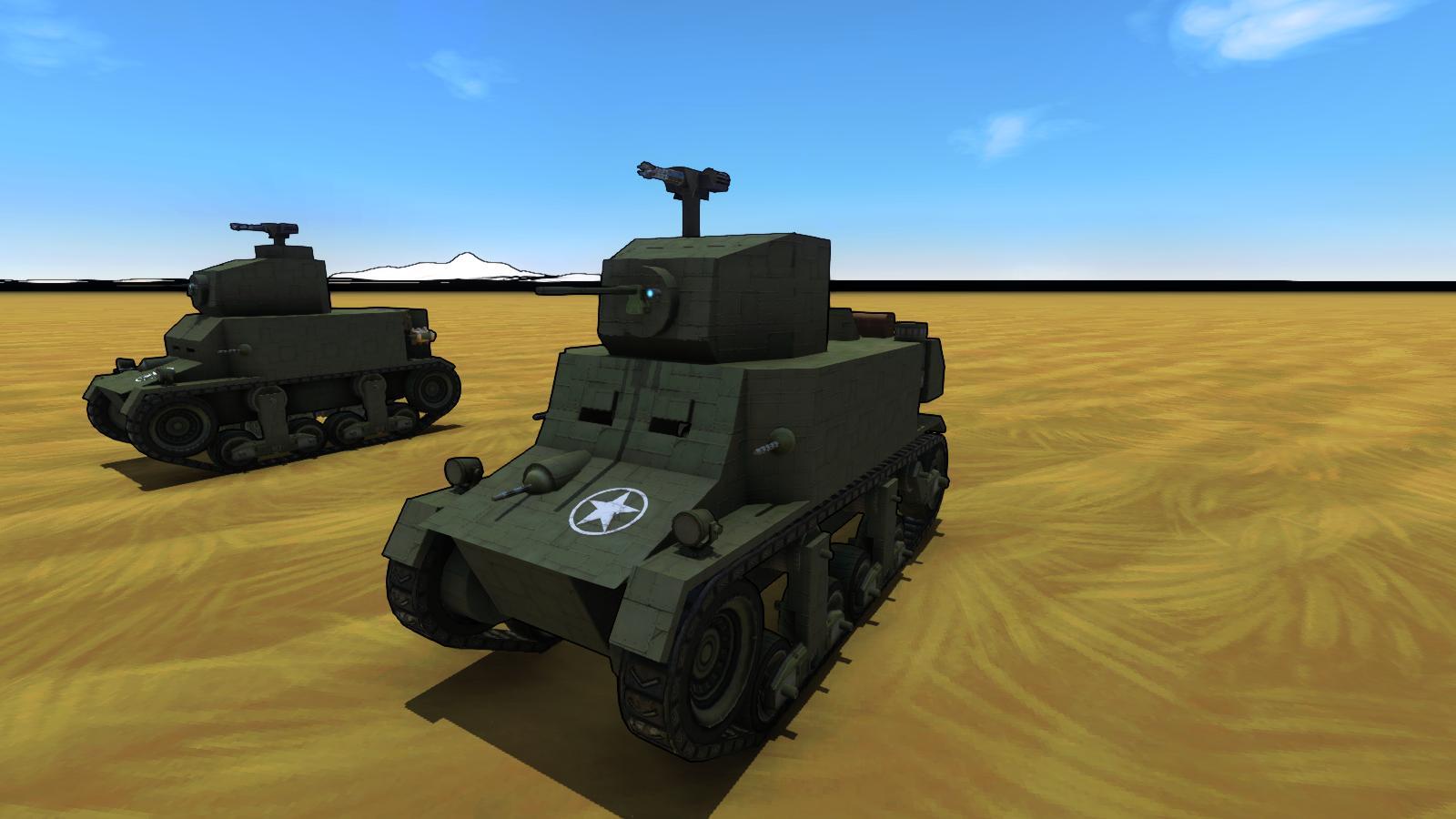 M3A1 light tank
