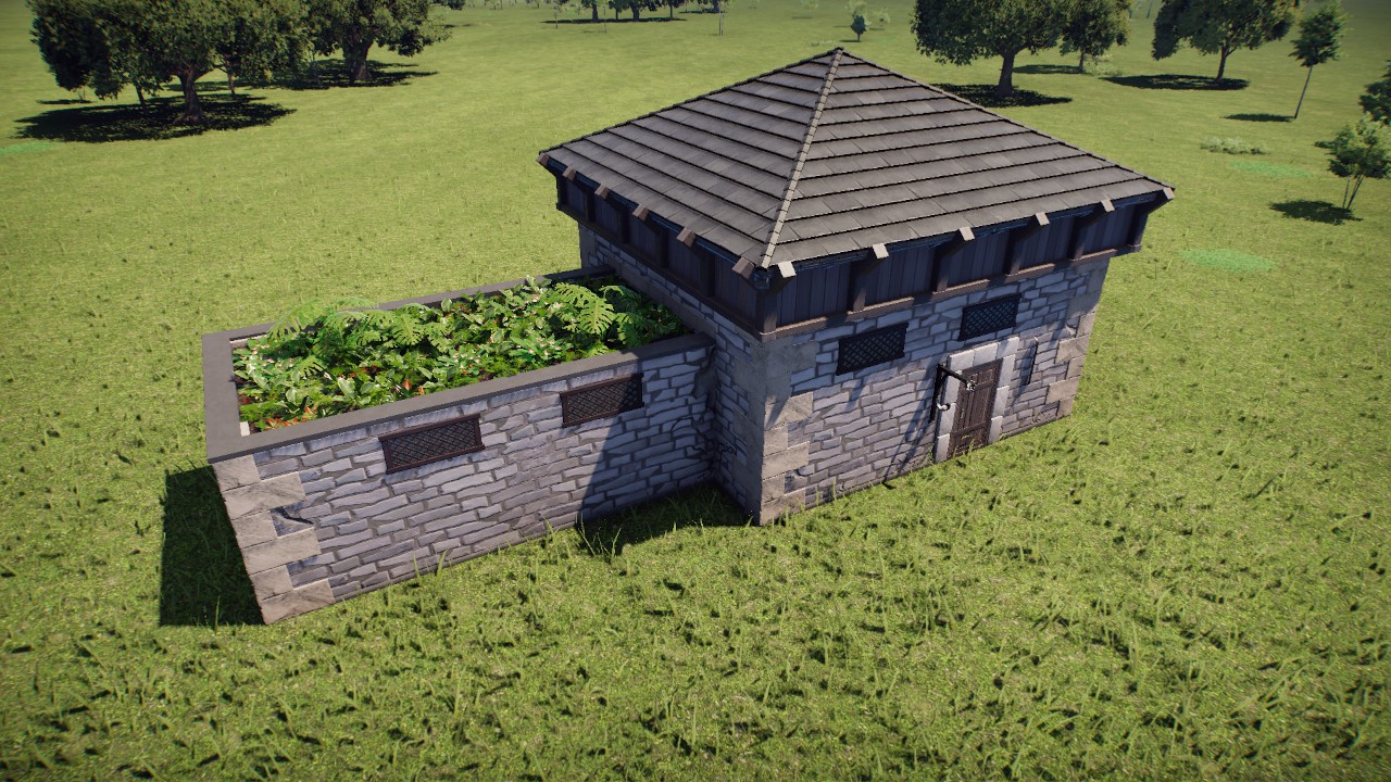 Small Staff Entrance Building