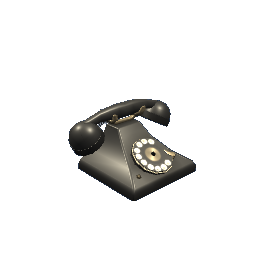 WfS OldTime Phone black