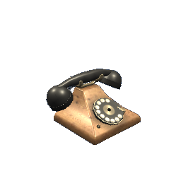 WfS OldTime Phone redwood