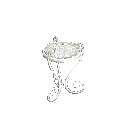 WfS Garden Endtable white