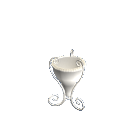WfS Garden Trashcan white
