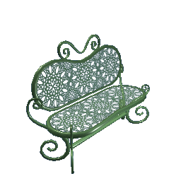 WfS Garden Bench green