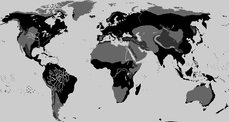 Improved Earth Blank Map
