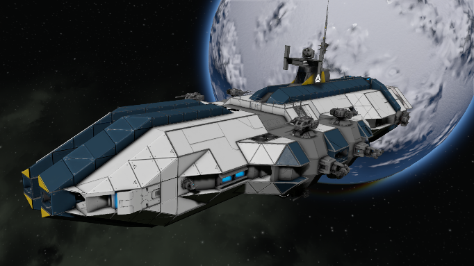 [SDF] Eros Class Frigate preview