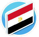 Flagge Ägyptens