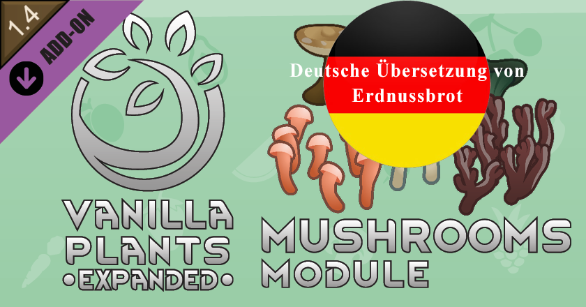 Vanilla Plants Expanded - Mushrooms - Deutsch