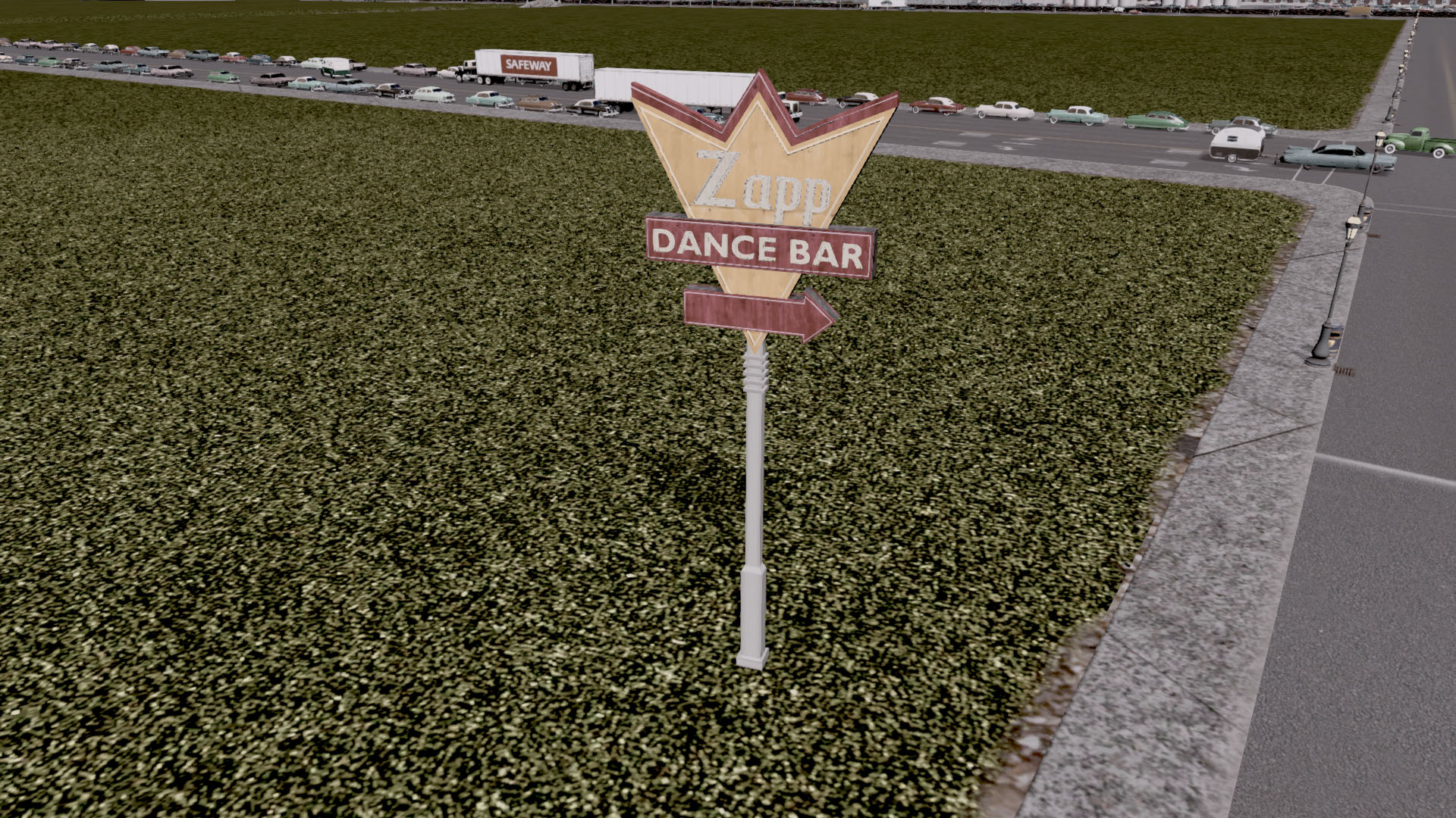 Zapp Dance Bar Sign