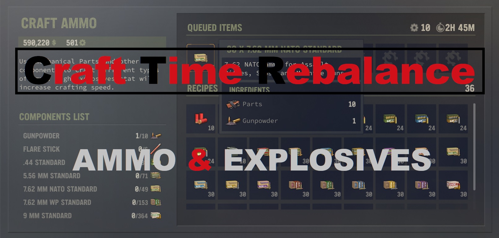 Craft Time Rebalance