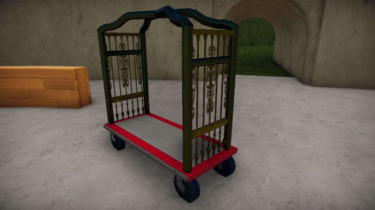 hotel luggage cart