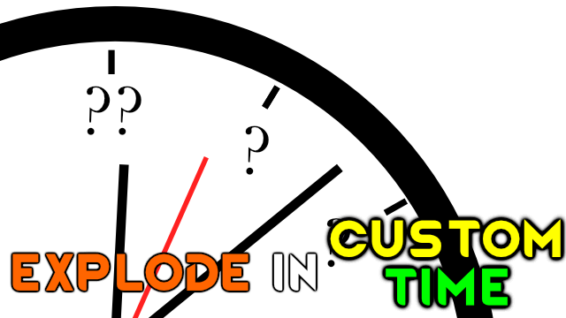 Explode in Custom Time mod preview for RimWorld