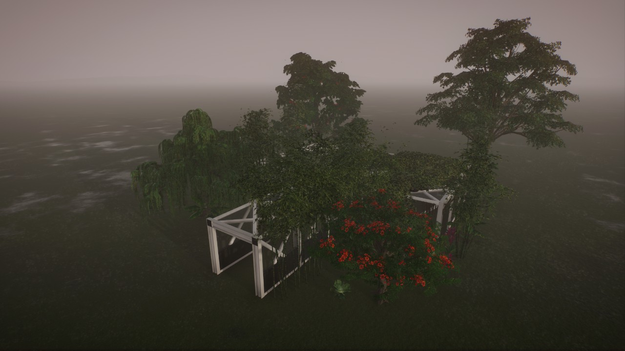 Space Base - In Habitat View - Asian Tropical Overgrowth