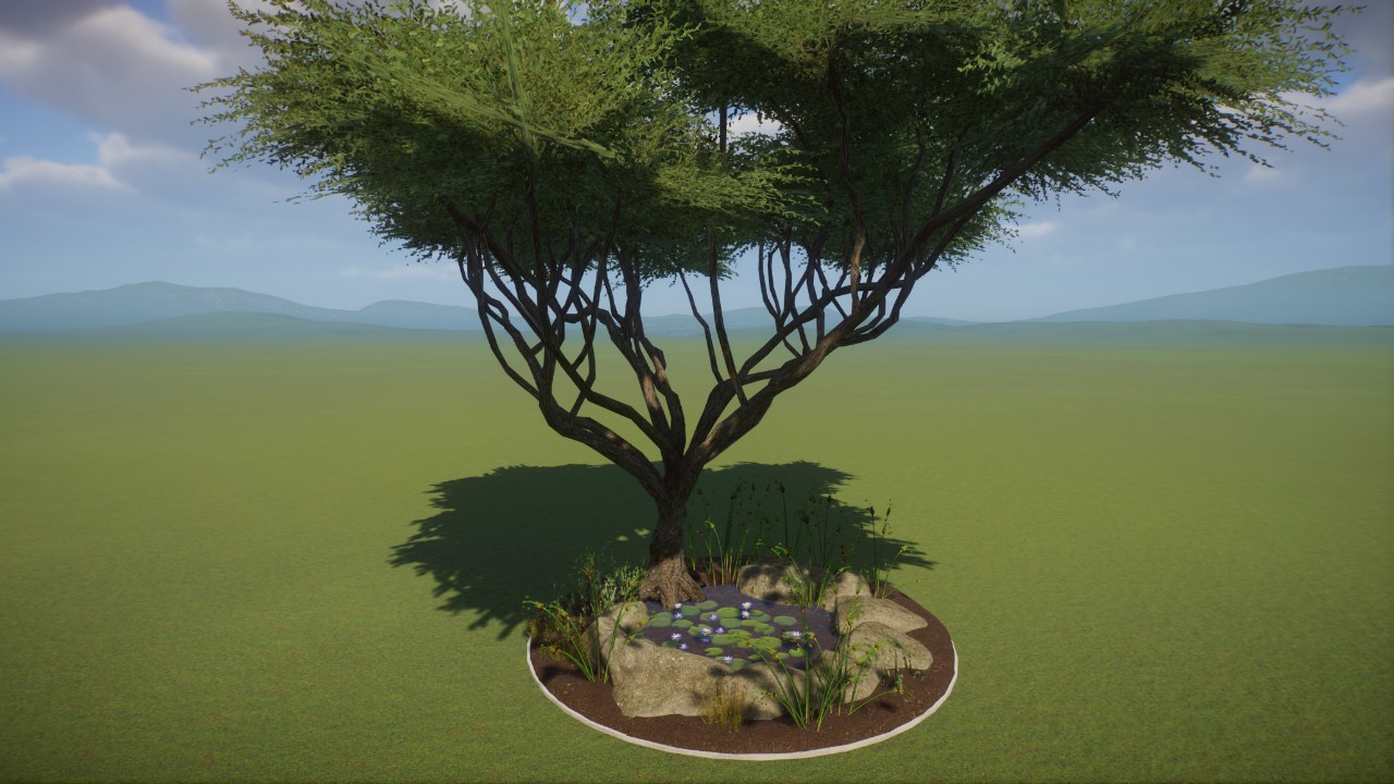Base - Africa Grasslands/Savannah Pond Garden