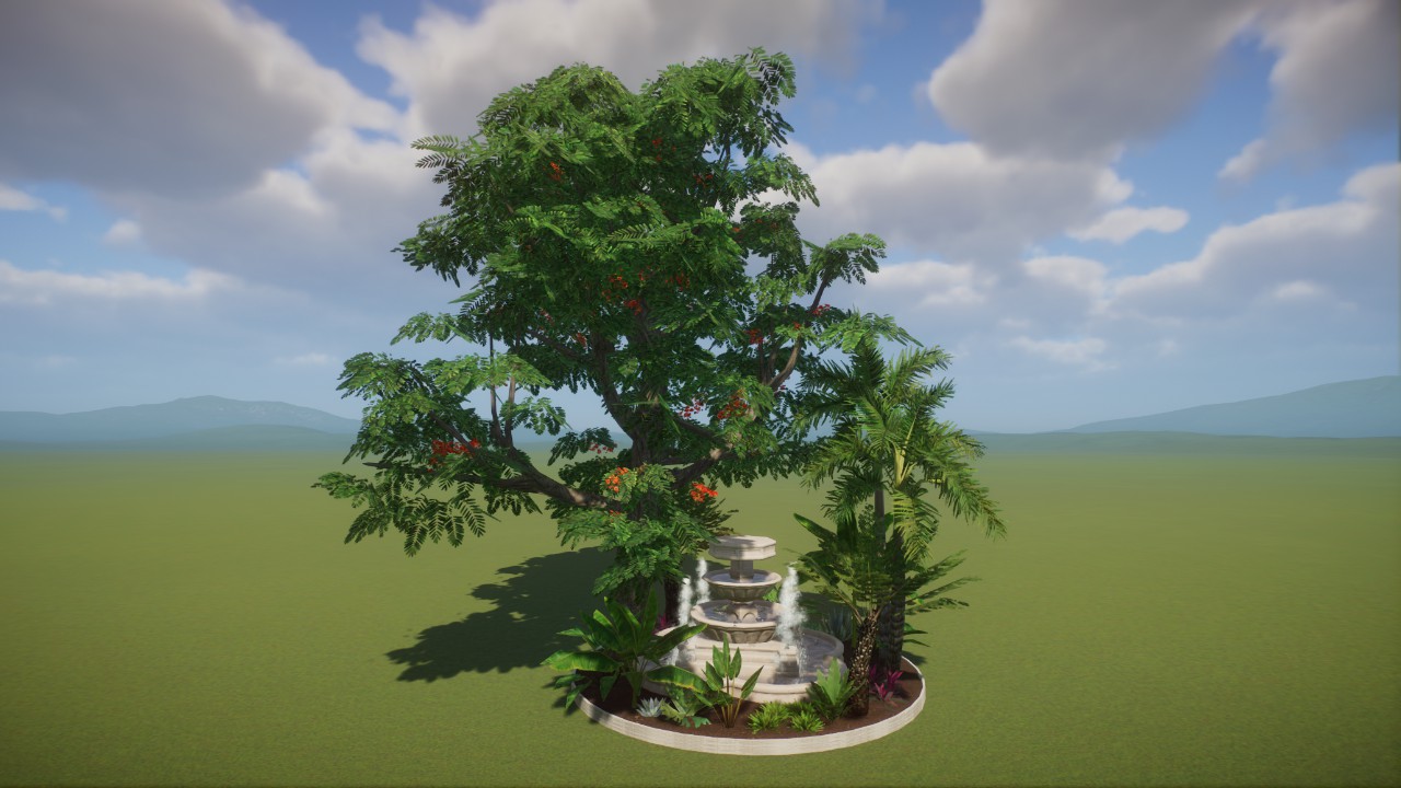 Base - Asia/India/Indonesia Tropical Statue Fountain Garden