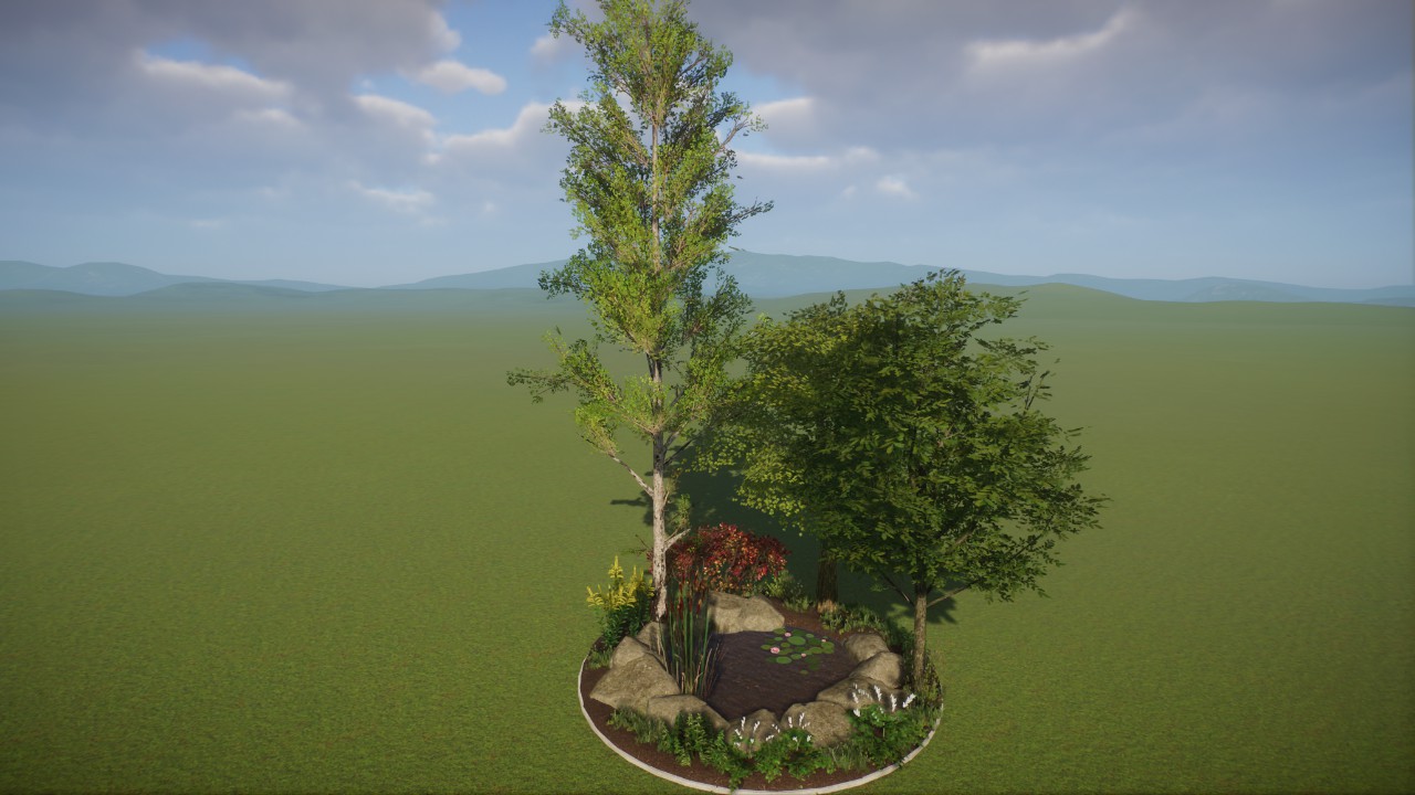 Base - Americas Grasslands/Midwest Pond Garden