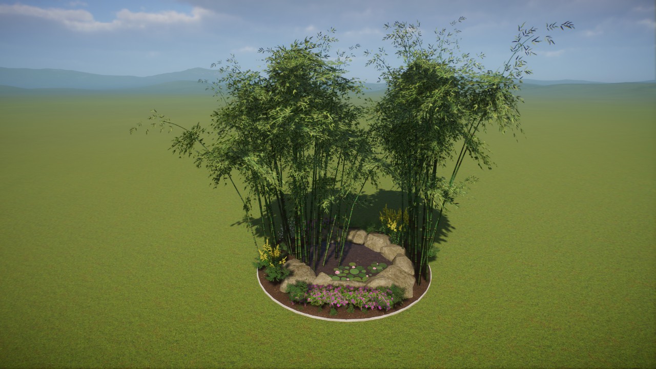 Base - Asia Bamboo Pond Garden