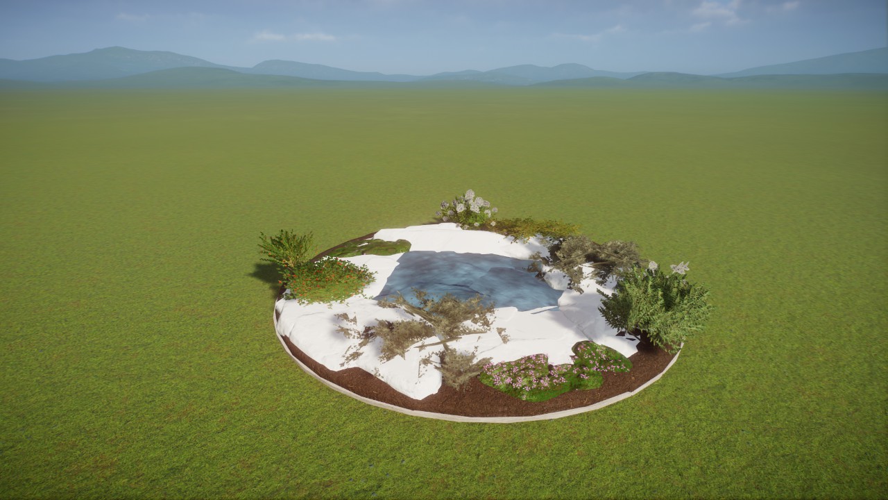 Base - Arctic Permafrost Tundra Pond Garden