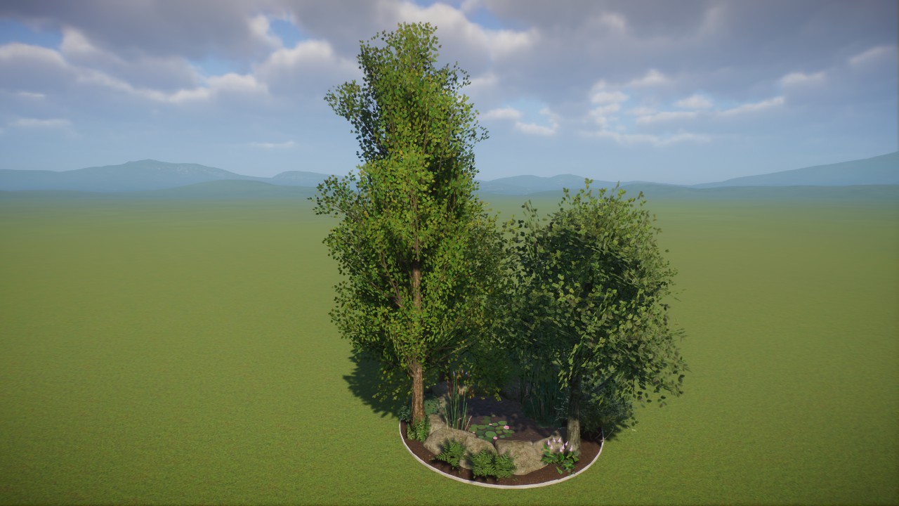 Base - Europe Temperate Forest Pond Garden