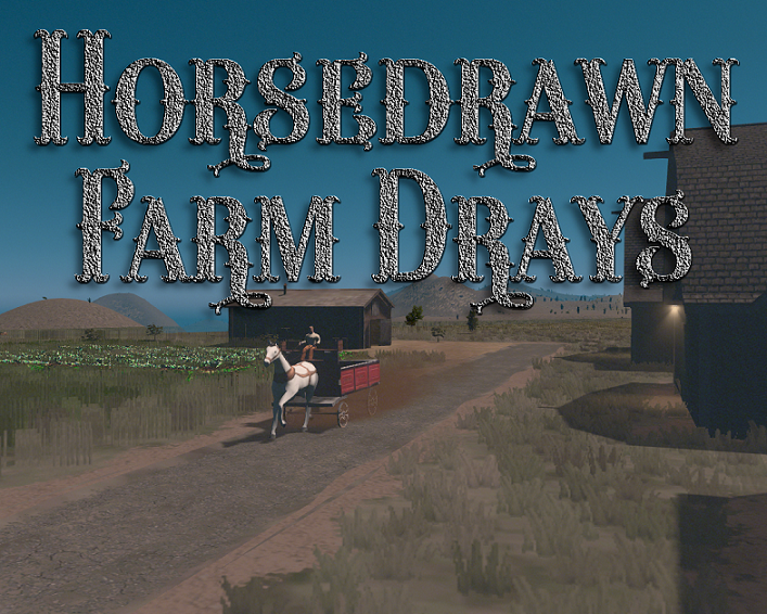 Horsedrawn Farm Drays