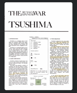 GDW - Russo Japanese War - Tsushima