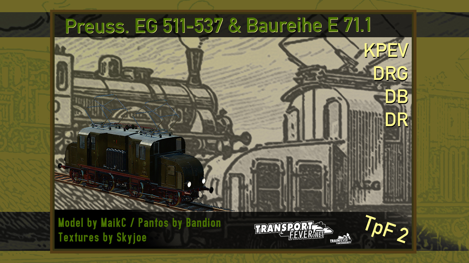 Prus.EG 511-537 KPEV & Class E 71.1 
KPEV/DRG/DB/DR