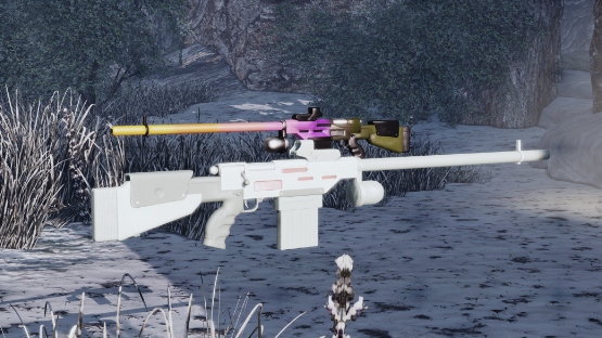 Fade and Noble white Tranq rifles (Store or free drop)