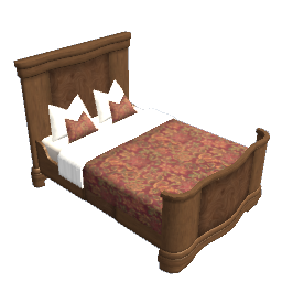 WfS OT BR Bed Double redwood