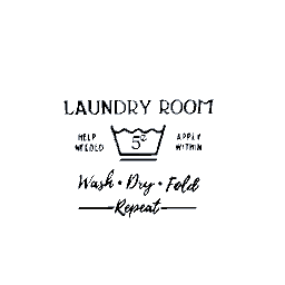laundry sign preview